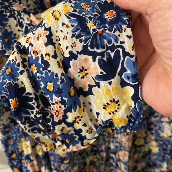 Loft desert garden dress, tiered with pockets. Fully lined. LP - Picture 4 of 6